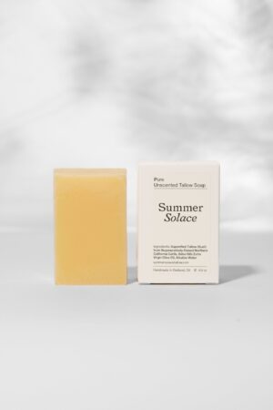 Pure Unscented – Tallow Bar Soap for Sensitive Skin
